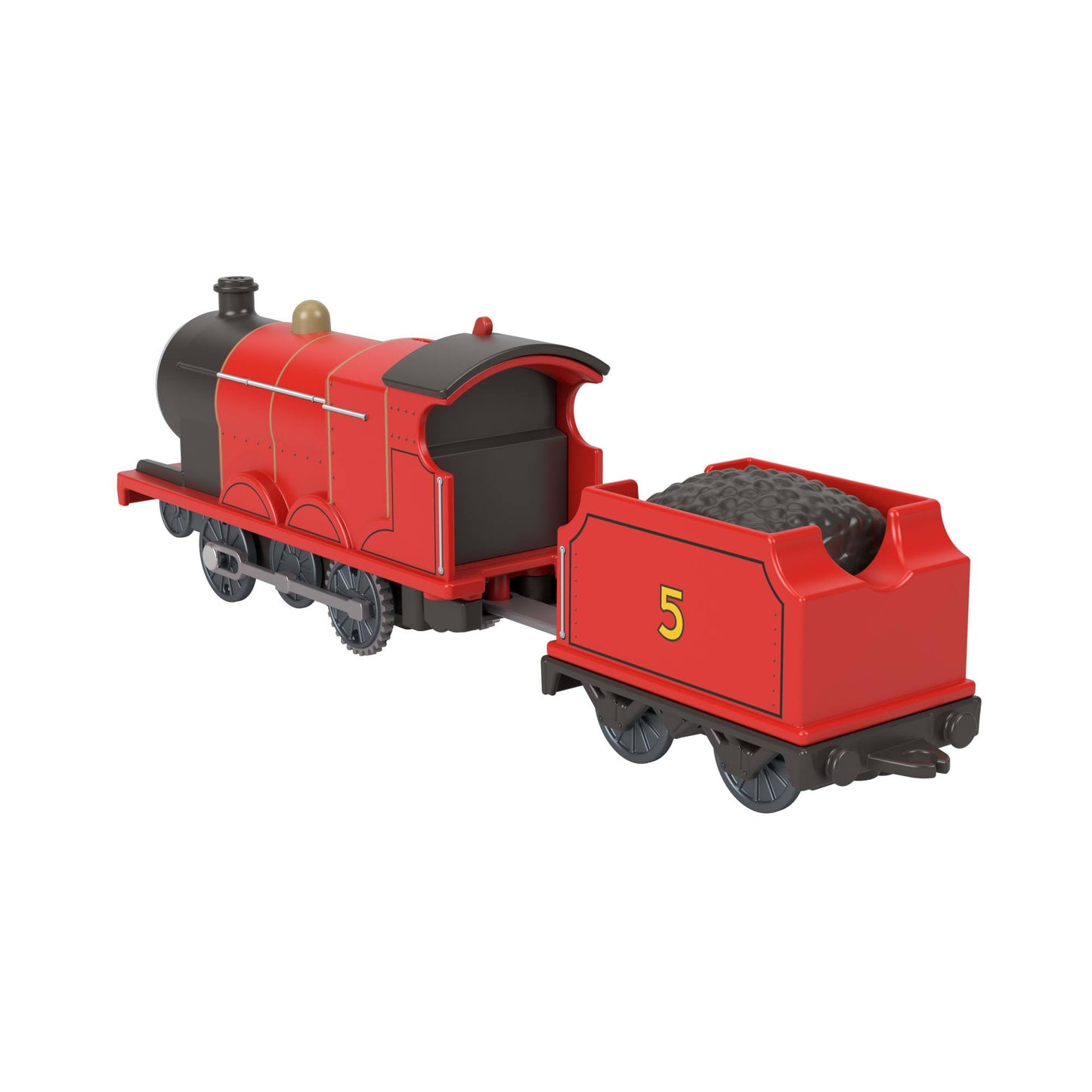 Thomas & Friends Motorized Toy Train, Classic James Battery-Powered Engine & Cargo Car, Storytelling Play for Preschoolers, JGF95