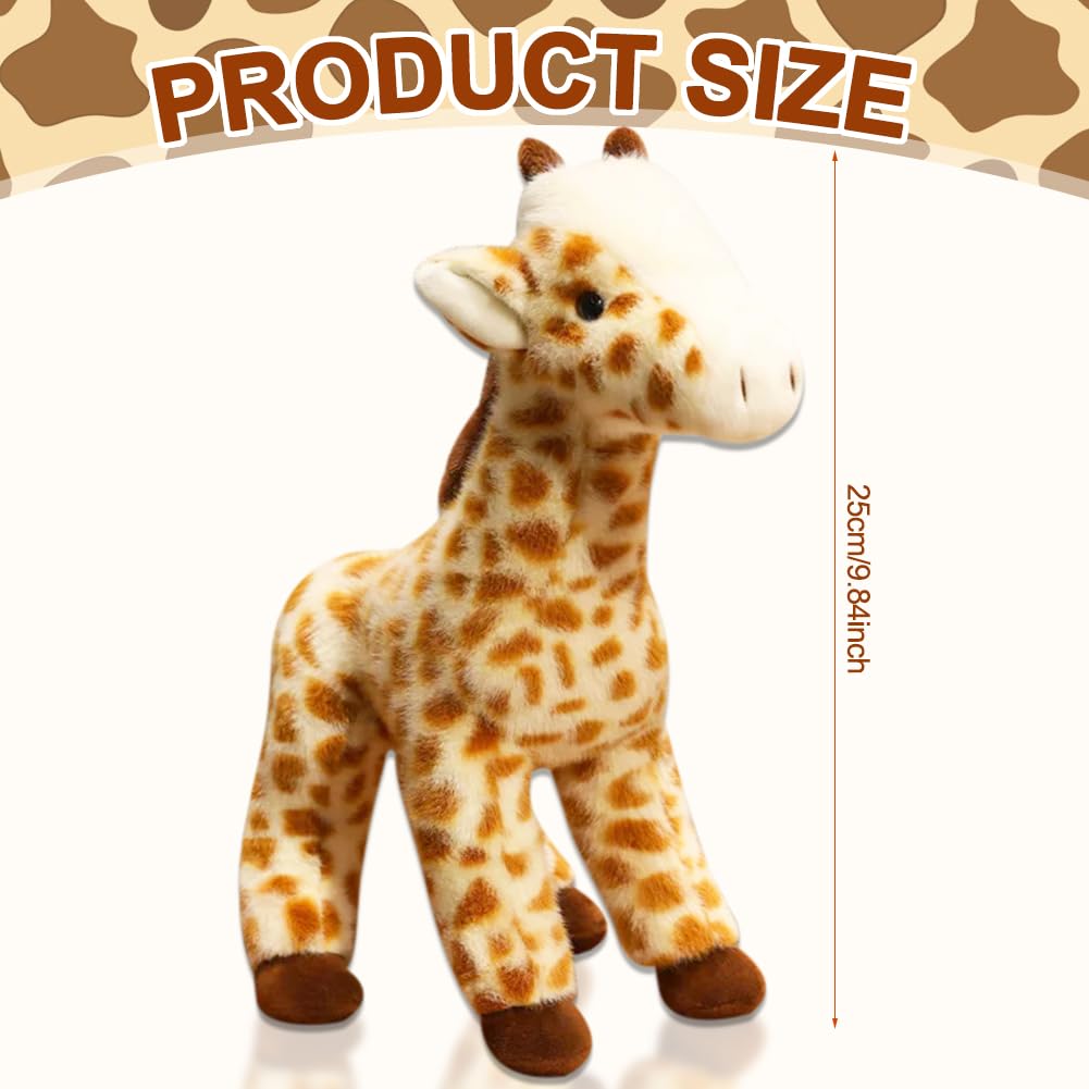 Spiritzohic Giraffe Plush Doll, Kids Cartoon Cuddly Plush,Soft Giraffe Toy,Cute Stuffed Animal Doll,Kawaii Fluffy Soft Toy, for Boys and Girls