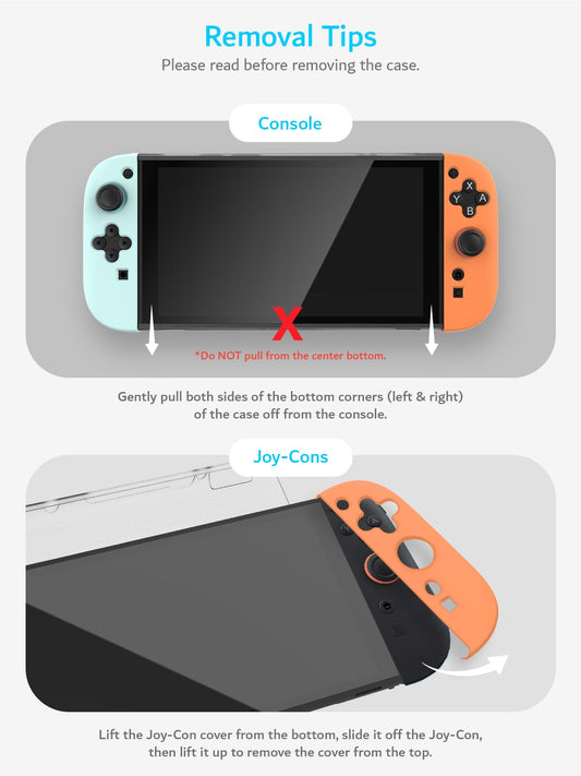 TUDIA Nintendo Switch 2 snap-on case in black with kickstand, shockproof TPU grip, scratch-resistant PC cover, dockable design.