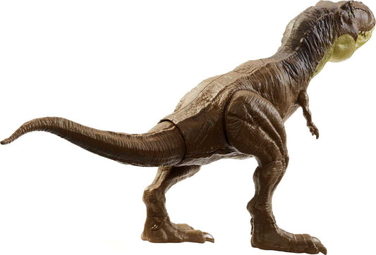 Jurassic World Toys 12-in Dinosaur Figure, Strike & Chomp Action, Sounds, Movable Joints, Great Gift for Ages 4 Years Old & Up,Multicolor,HBK21