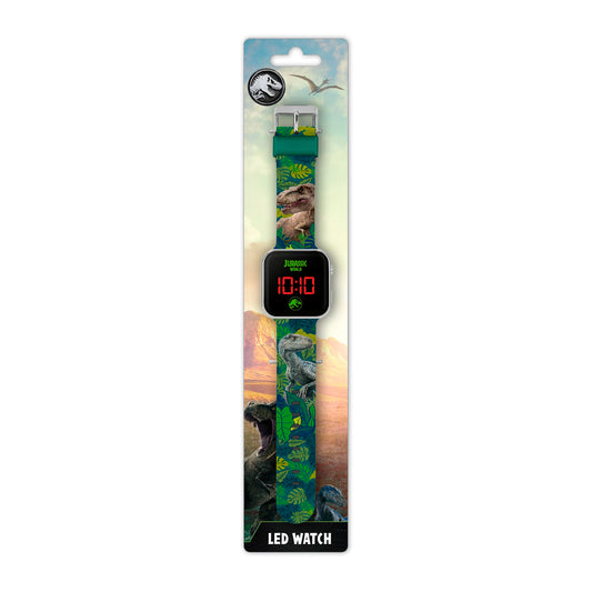 Jurassic World Universal Printed Strap LED Watch JRW4100