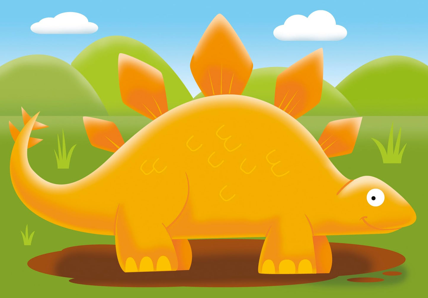 Ravensburger Jolly Dinosaurs My First Jigsaw Puzzles for Kids Age 18 Months and Up - 2, 3, 4 & 5 Piece - Educational Toys for Toddlers
