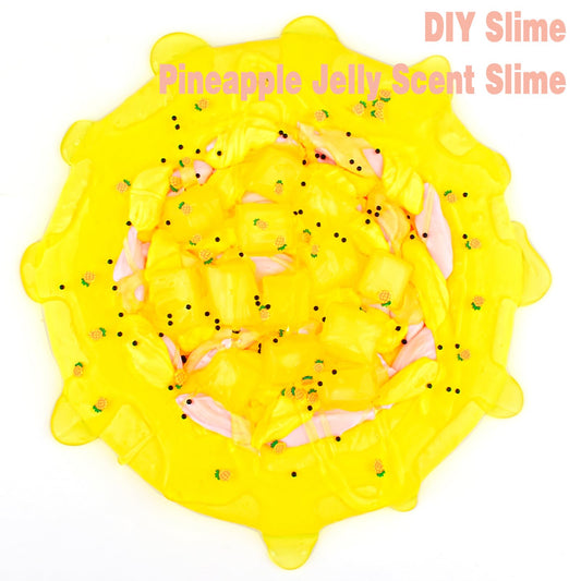 Petyuioyu slime kit with 12 colorful slime packs including butter and crystal slime, soft, non-sticky, perfect for kids' party favors.