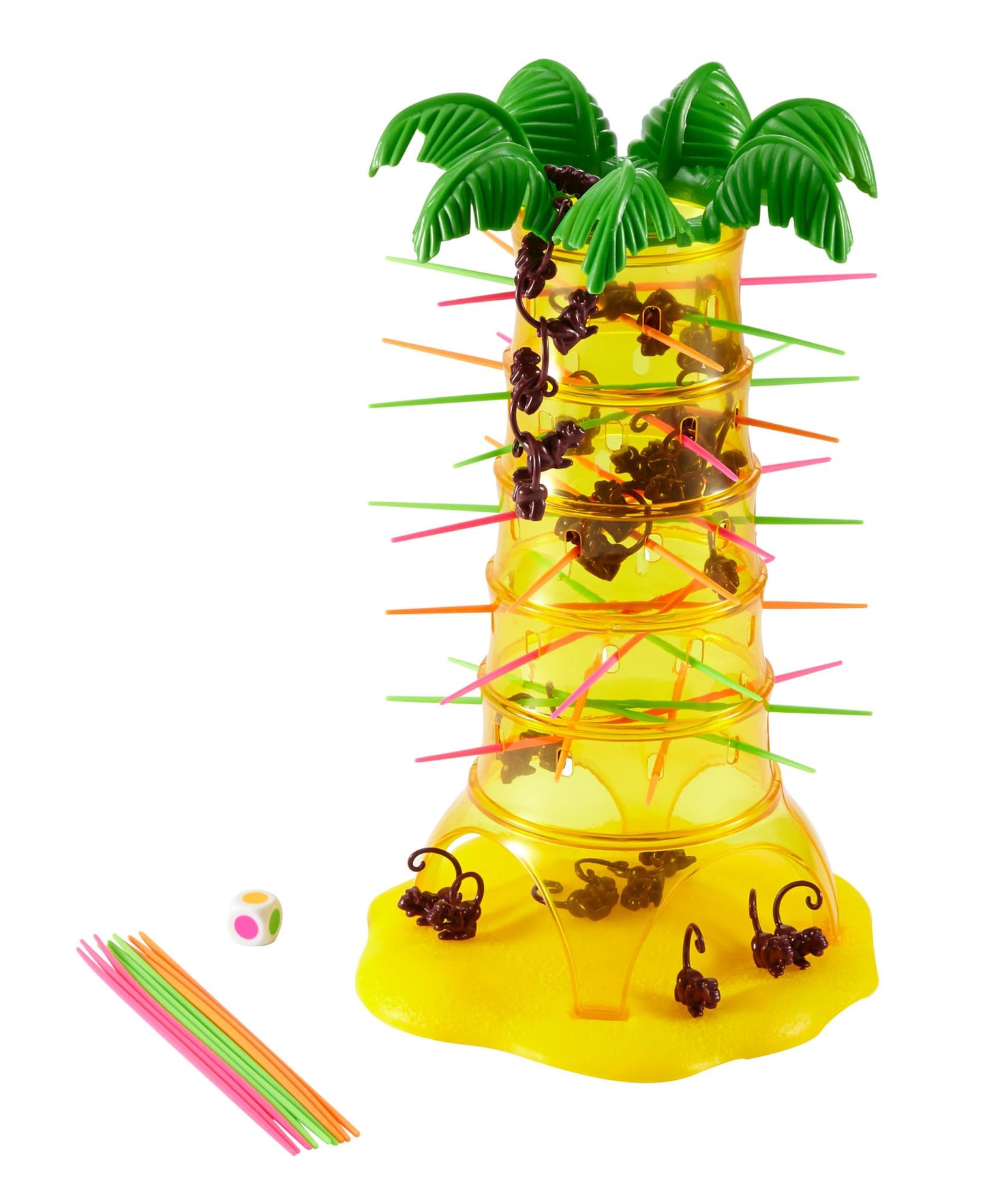 Tumblin’ Monkeys Kids Game with Monkey Game Pieces, Sticks and Game Unit, Easy-to-Learn, Makes a Great Gift for 5 Year Olds and Up, 52563