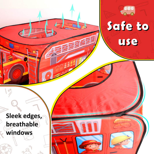 Britik Toys for 3-8 Year Old Kids: Truck Play Tent Pop Up Playhouse Toys for Kids Gifts for 3 4 5 6 7 8 Year Old Boys Girls Toy Presents Foldable Play Tent Set Outdoor Indoor Garden Childrens Toy