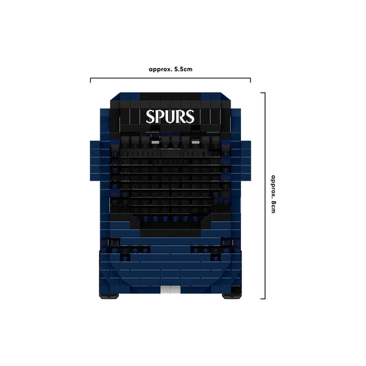 FOCO Officially Licensed Tottenham Hotspur FC Football BRXLZ Bricks 3D Coach Toy Model - Premier League Construction Toy - 1347 Pieces - Ages 12+ - Sports Merchandise