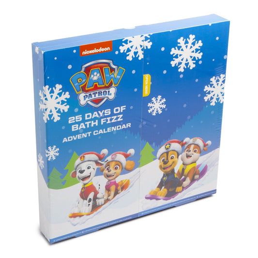 Paw Patrol Advent Calendar 25 Days Of Bath Fizz Bubbly Christmas Countdown Calendar Bath Toys For Kids, Blue