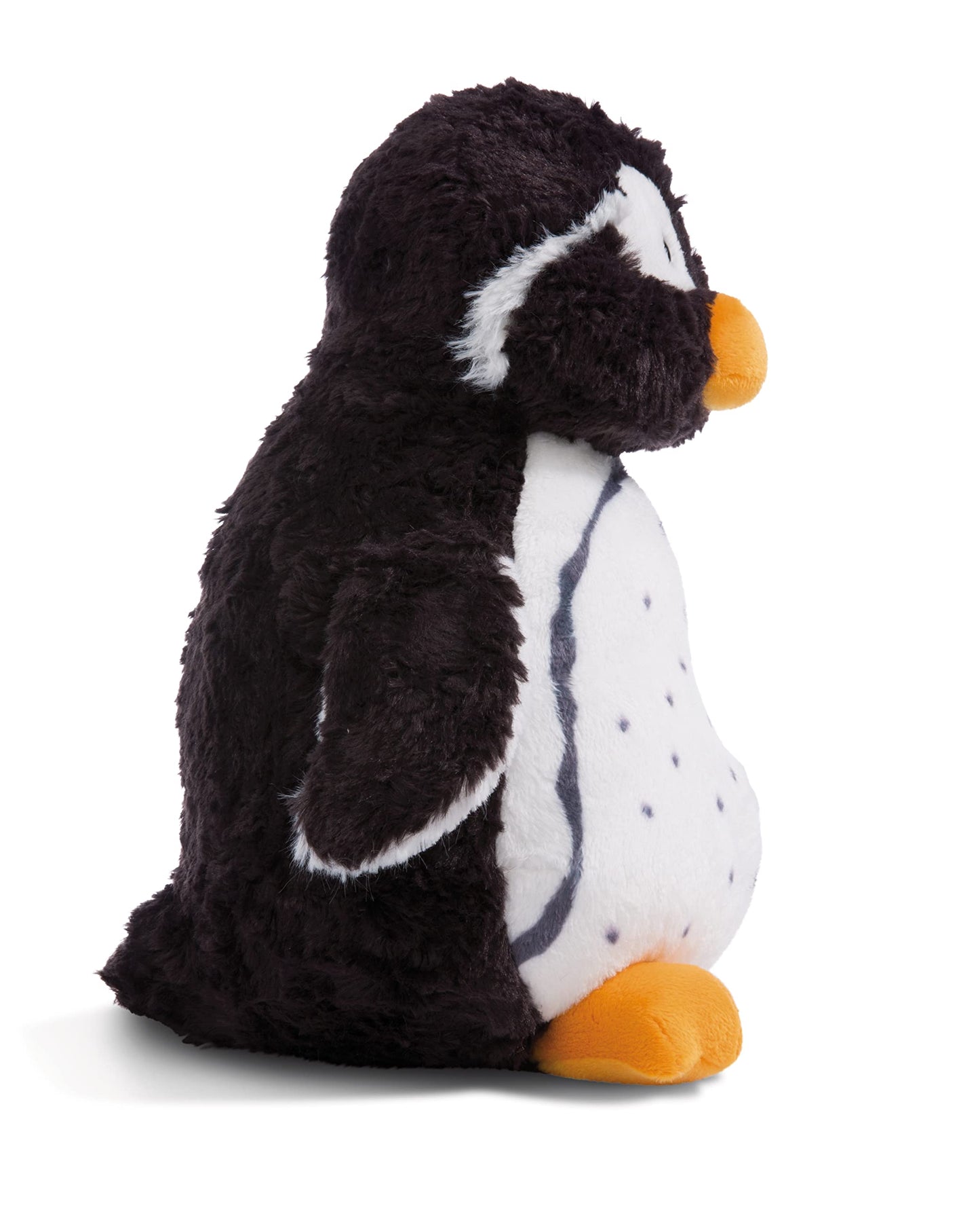 Nici 49310 Cuddly Penguin Stas 16cm Black-White Sitting-Sustainable Made Plush, Cute Soft Toy to Cuddle and Play with, for Children & Adults, Gift idea, Grau,Schwarz,Schwarz-weiß,weiß