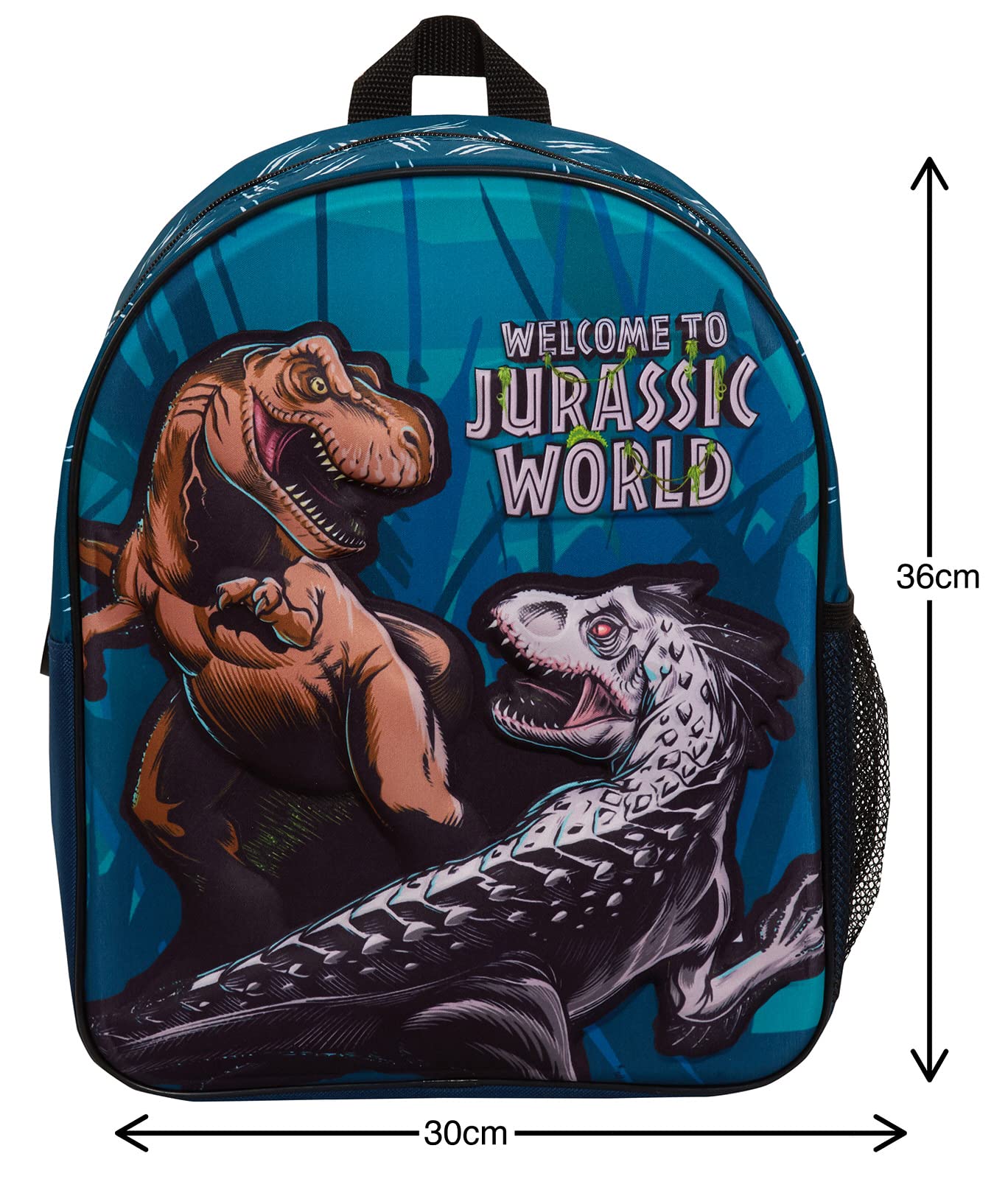 Jurassic World Bag Boys Backpack T-Rex Dinosaur Backpack for Kids Back to School Rucksack Lunch Bag