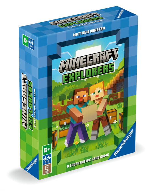 Ravensburger Minecraft Gifts - Explorers Cooperative Strategy Card Games for Adults and Kids Age 8 Years Up - 2 to 4 Players - 2024