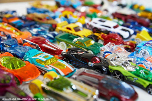 Hot Wheels 50-Car Pack of 1:64 Scale Vehicles Individually Packaged, Gift for Collectors & Kids Ages 3 Years Old & Up, CGN22