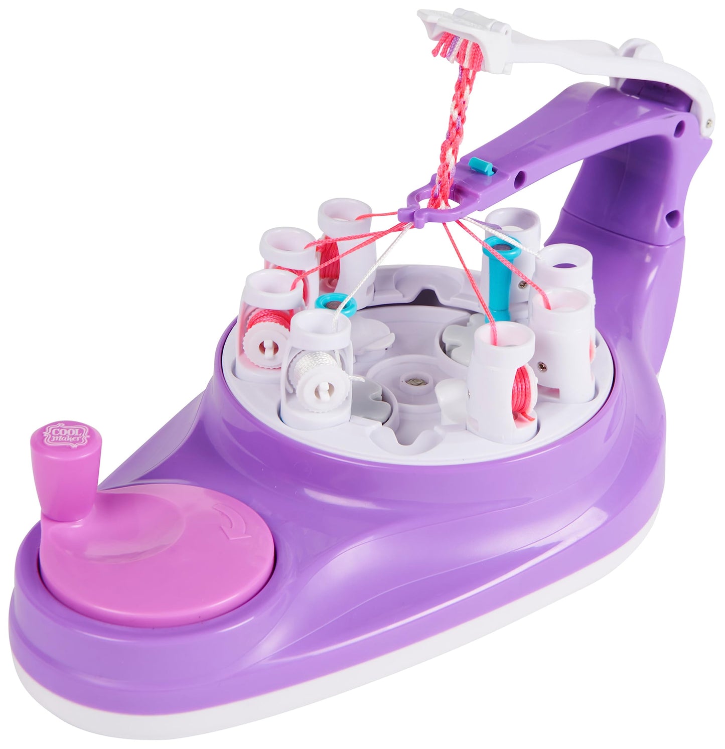 Cool MAKER KumiKreator bead and braider kit for kids, showing colorful jewelry projects and crafting tools for girls aged 8+