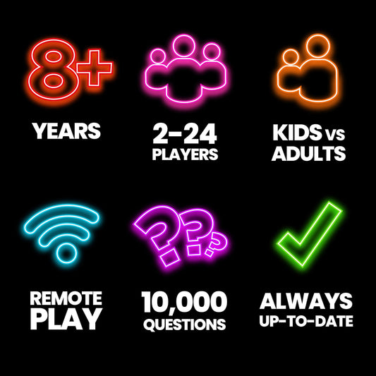 Outsmarted - The App-Connected TV Quiz-Show Board Game | Kids, Teens & Adults | Next-Level Game Night For Family & Friends | 2–24 Players | Age 8+ | 10,000+ Questions | 2026 Edition
