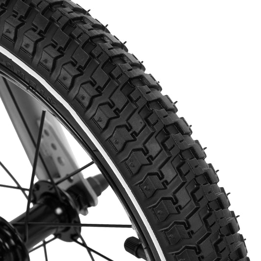 STITCH 14 Inch Kids Bike for 3-5 Ages Boys, 14" Wheels Bike for Boys With Stabilisers, Silve