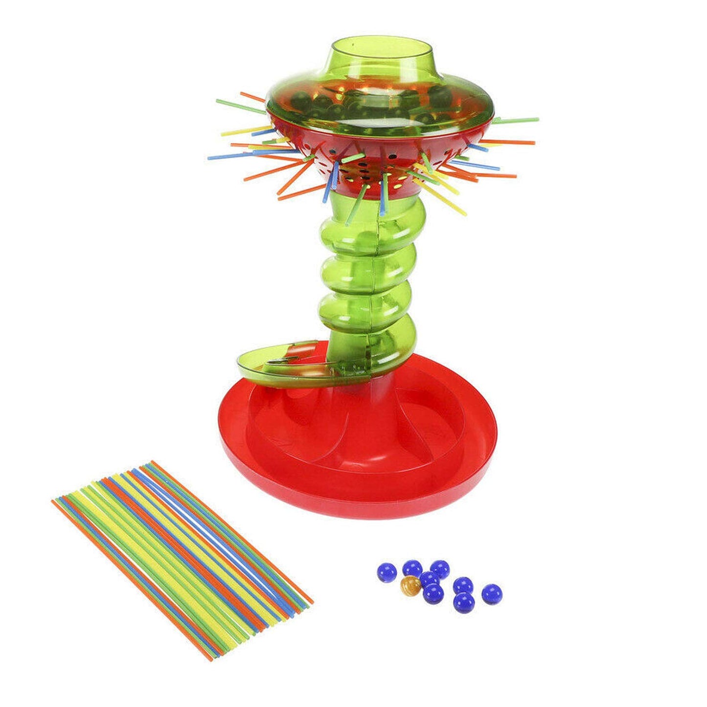 Hasbro Gaming Kerplunk Game for 5+ Year Old Kids | Nerve-Racking Skill Test | Family and Party Game-Night | Includes 30 Marbles, 28 Sticks, and More | 4 Ways to Play | Gift Idea for Classic Games Fans