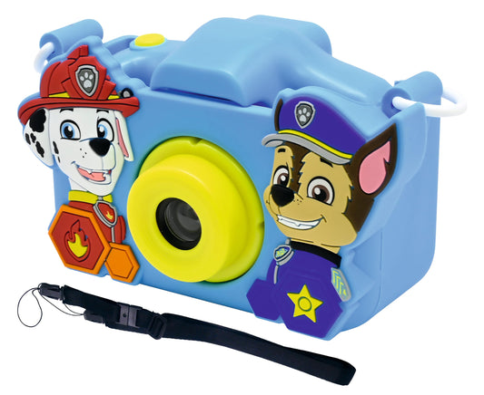 Lexibook DJ078PA Chase, Marshall, Paw Patrol, 4-in-1 camera for children with protection, video, MP3 and game functions, 15 frames to personalise your photos, 8 GB memory card included