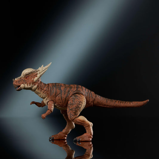 Mattel Jurassic World Hammond Collection Dinosaur Action Figure Toy, Stygimoloch, Premium Movie Design Glass Eyes & 14 Points Articulation, JDJ10