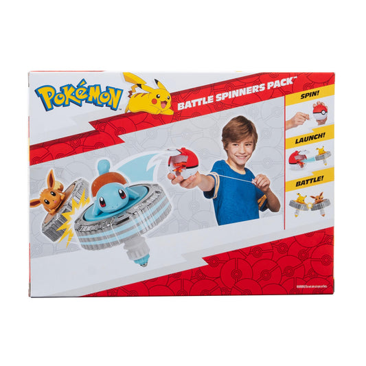 Pokémon Battle Spinner featuring Squirtle in a colorful single-pack design with spinning action.