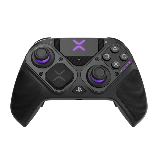 PDP Victrix ProCon BFG wireless controller for PS5, PS4, and PC with ergonomic design and customizable buttons.