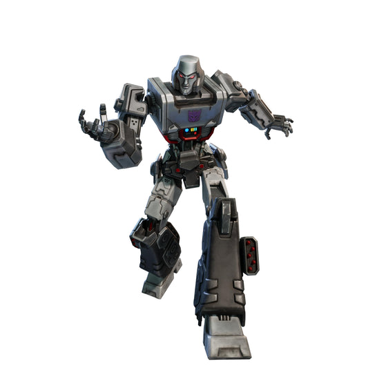 Fortnite Transformers Pack for PS5 showing game download code and box with Fortnite and Transformers branding by U&I Entertainment.
