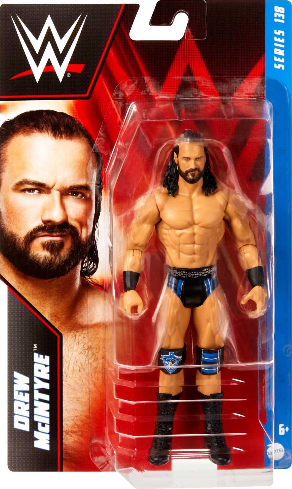 WWE Action Figures, Basic 6-inch Collectible Figures, WWE Toys, HKP35