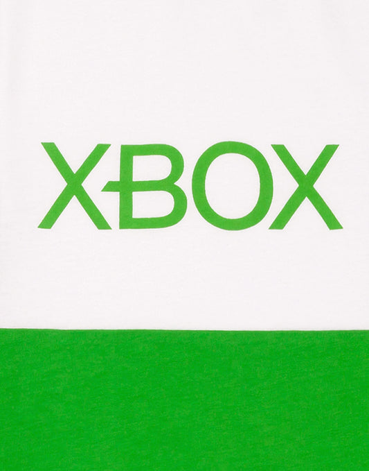 Xbox kids' green T-shirt featuring a block game logo, suitable for boys and girls ages 11-12, children gamers clothing.