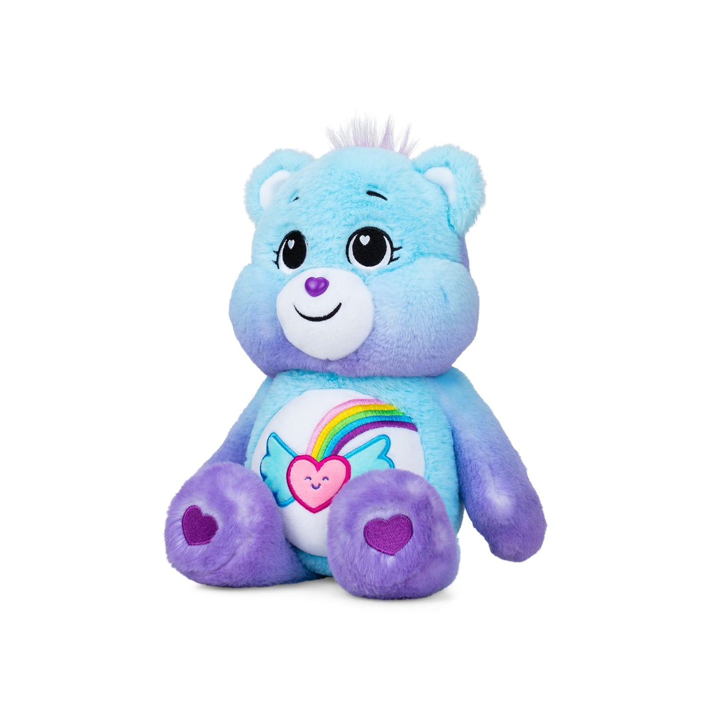 Care Bears Dream Bright Bear plush toy, 35cm soft, cuddly teddy for children, colorful plush toy for girls and boys ages 4+