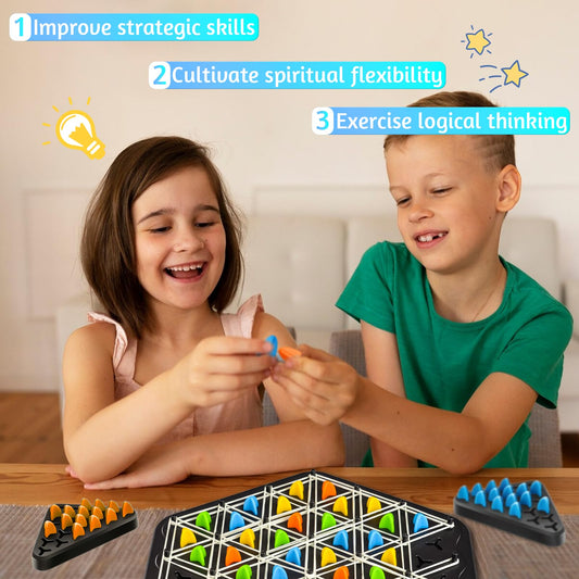 Chess Game, Chess Board Game, Rubber Band Games for Kids & Adults, Multiplayer Board Game for Family Night, Family Games