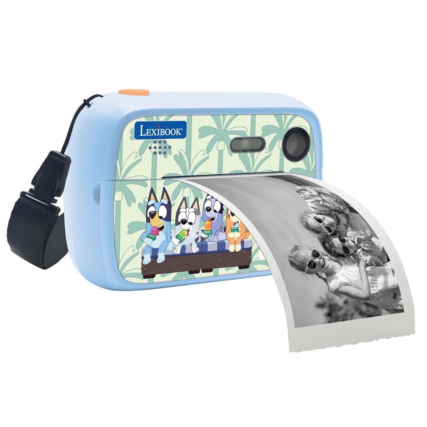 Lexibook, Bluey, Starcam® Print Bluey, HD digital camera pack with instant printer, SD card and photo customisation kit, DJ150BY