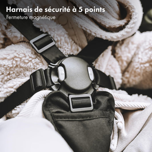 Deryan Rolo X2 XL Pushchair Buggy 2 in 1 - Buggy Small Foldable - Birth to 4 Years - Baby Pram per Seat Maximum Load 22 kg - Children's Buggy Foldable - Compact and Foldable - Nougat