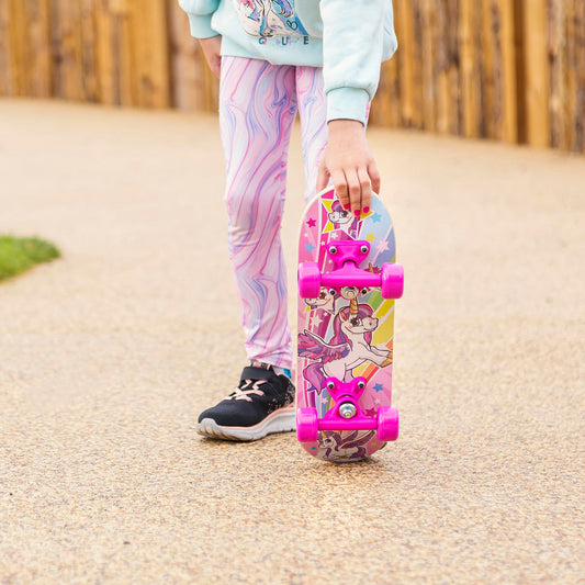 OZBOZZ UNICORN SKATEBOARD - 17 Inch Deck - Fabulous Fantasy Graphics for a Fantastic Ride