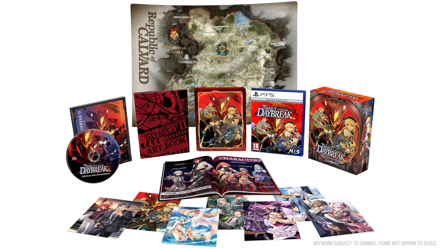 Limited Edition The Legend of Heroes Trails through Daybreak II game for PS5 showing game case with artwork and limited edition details