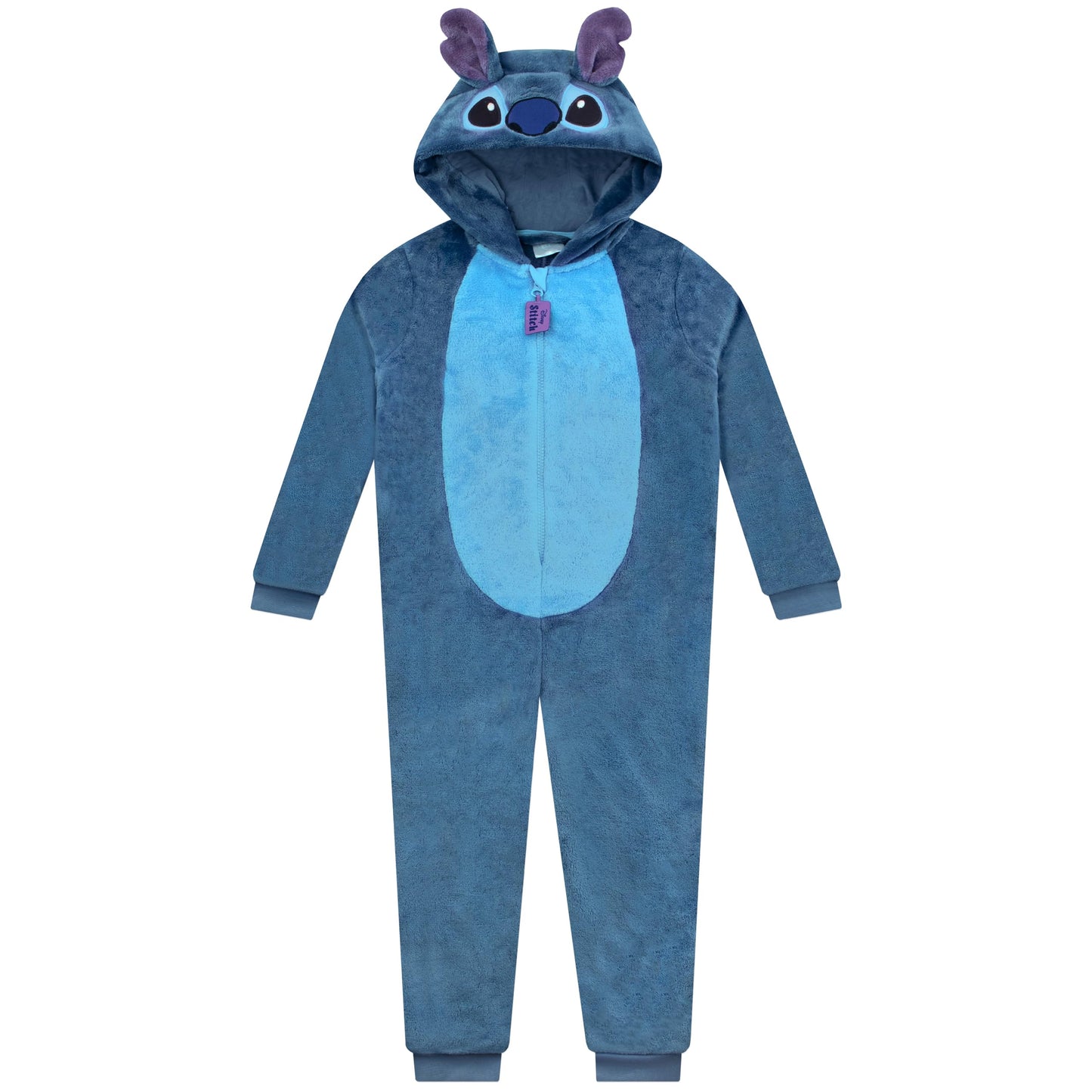 Disney Stitch Onesie For Girls | Girls Onesies | Stitch PJs | Blue 6-7 Years