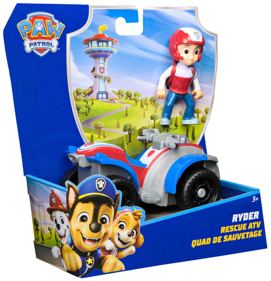Paw Patrol, Ryder’s ATV Toy Vehicle with Collectible Action Figure, Sustainably Minded Kids’ Toys for Boys & Girls Aged 3 and Up
