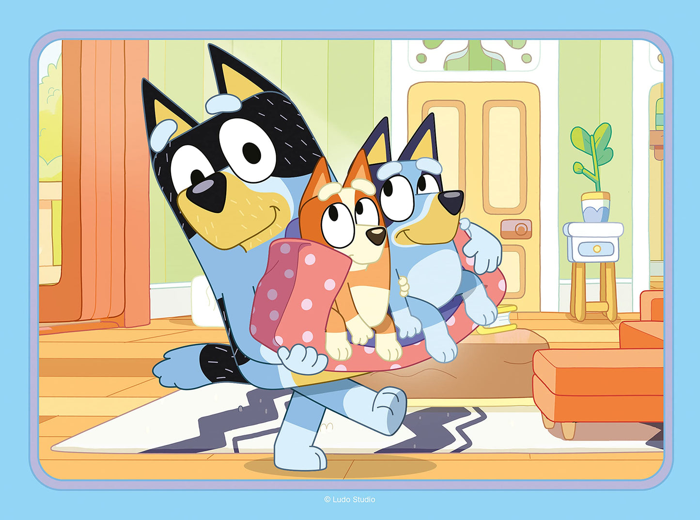 Ravensburger Bluey 4 in Box Jigsaw Puzzles for Kids Age 3 Years Up - 12, 16, 20 & 24 Pieces