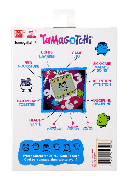 Bandai Tamagotchi Original Starry Night Shell | Tamagotchi Original Cyber Pet 90s Adults and Kids Toy with Chain | Retro Virtual Pets are Great Boys and Girls Toys or Gifts for Ages 8+