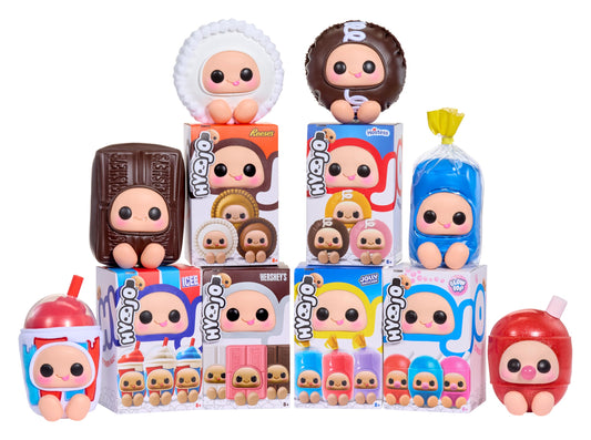 Hyojo ICEE Slushies Series - Soft Collectable Plush Characters, 3 to Collect Including Cherry, Blue Raspberry and White Cherry, For All Ages