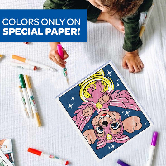CRAYOLA Color Wonder - Paw Patrol Mess-Free Colouring Book (Includes 18 Colouring Pages and 5 Magic Color Wonder Markers)- Packaging may vary