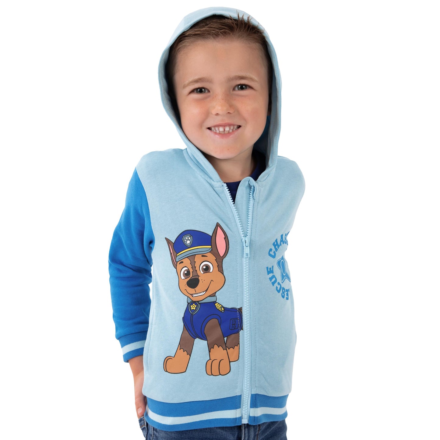 Paw Patrol Hoodie, Chase Boys Hoodie, Boys' Hoodies for Summer, Blue 5-6 Years