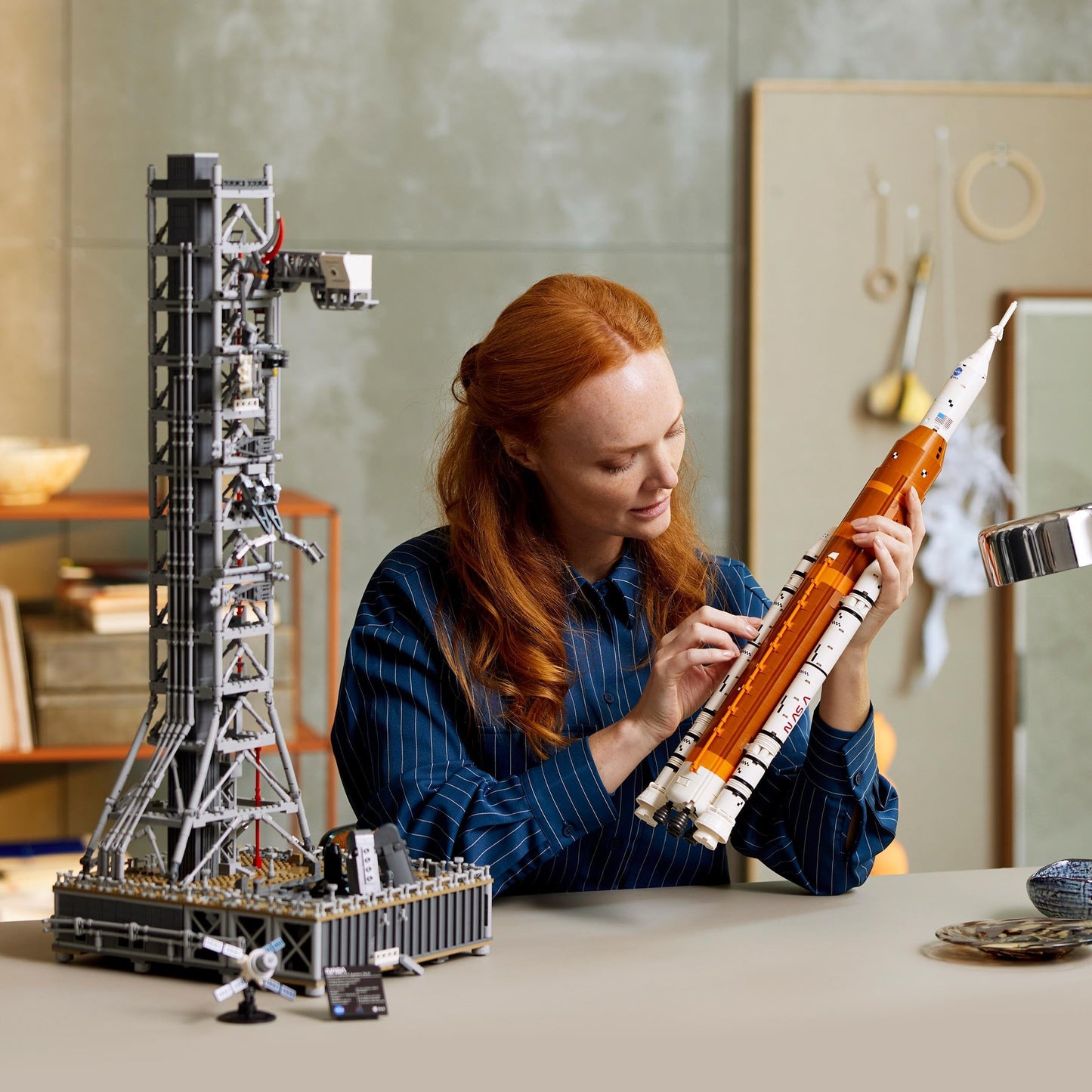 LEGO Icons NASA Artemis Space Launch System Set, Model Kit for Adults to Build, Includes an Orion Capsule and Launch Tower, Home and Office Desk Decor, Gifts for Men, Women, Him or Her 10341