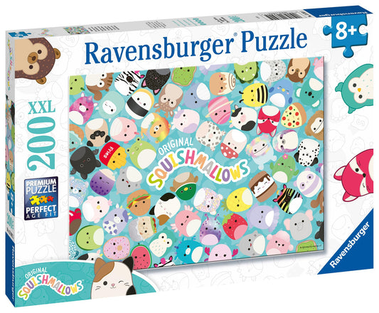 Ravensburger Squishmallow Gifts for Girls and Boys - 200 Piece Jigsaw Puzzle for Kids Age 8 Years +