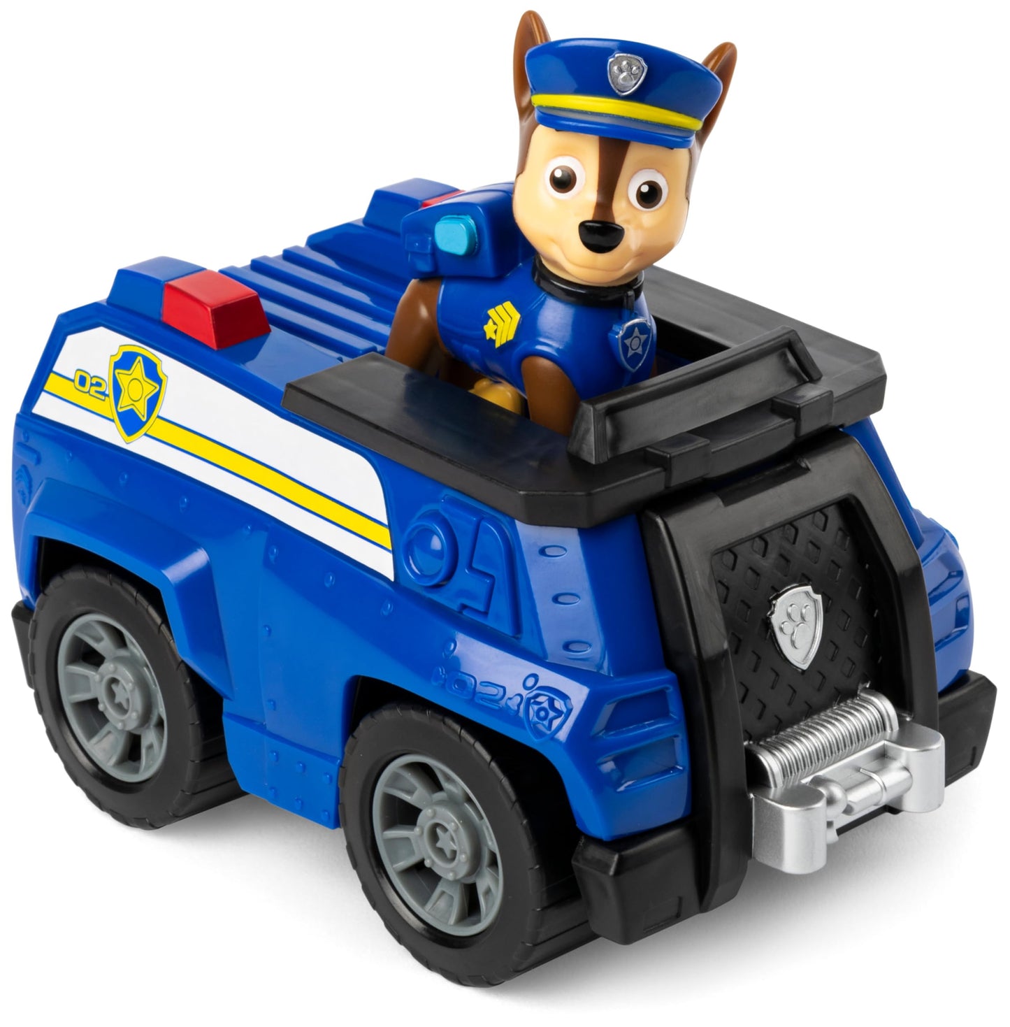 Paw Patrol, Chase’s Patrol Cruiser, Toy Car with Collectible Action Figure, Sustainably Minded Kids’ Toys for Boys & Girls Aged 3 and Up