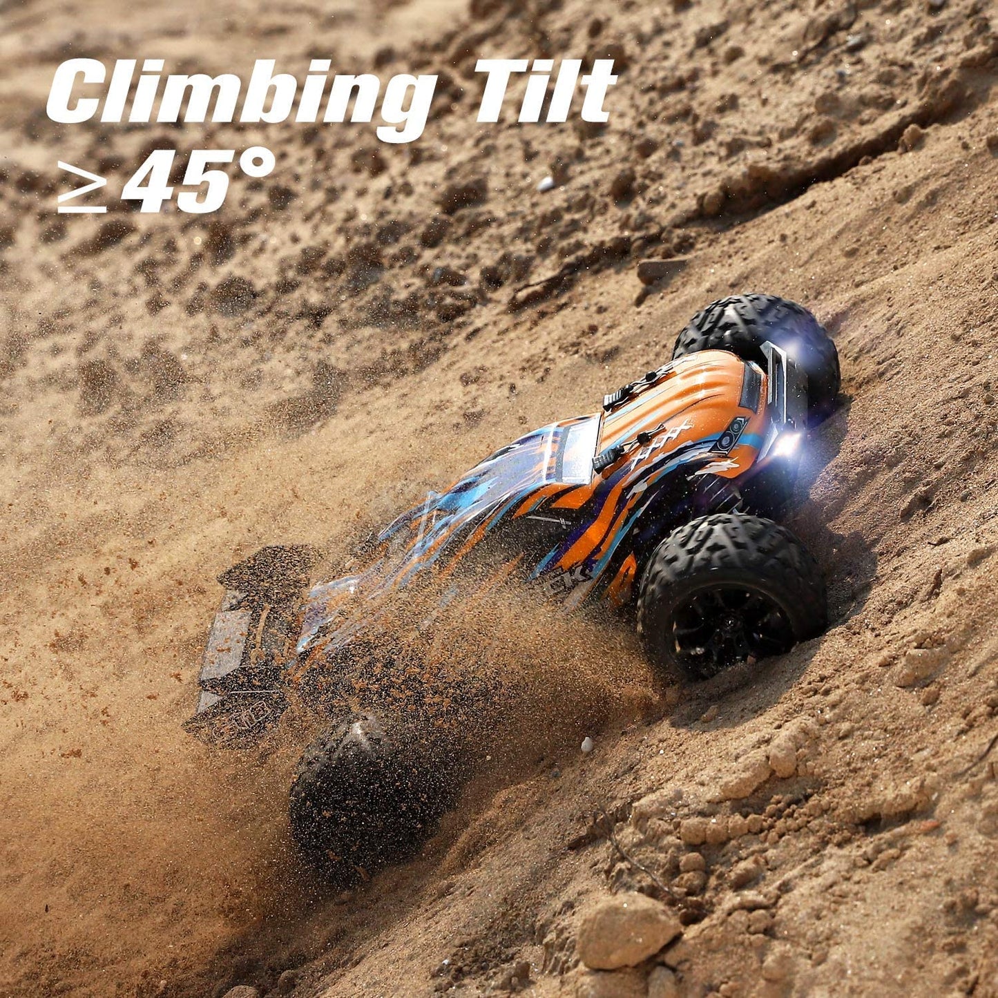 HAIBOXING RC Cars,1:18 36 KM/H High Speed Remote Control Cars for Adults Kids,2.4GHz 4WD Waterproof Off-Road Monster Truck with Two Batteries, ALL Terrain Buggy Vehicle Car Toy Gifts for Boys