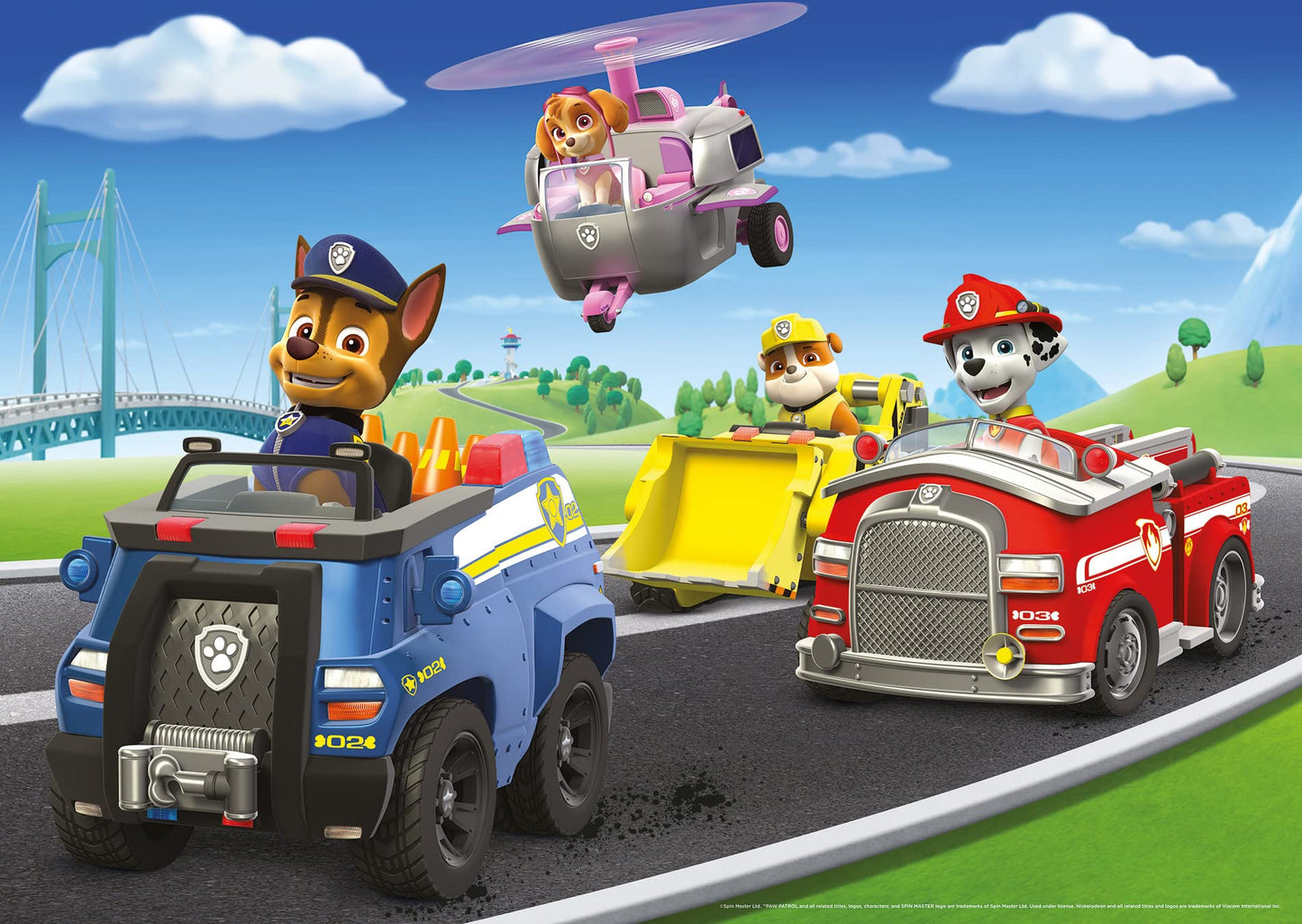 Ravensburger Paw Patrol Toys - Shaped Giant Floor Jigsaw Puzzle for Kids Age 3 Years Up - 24 Pieces