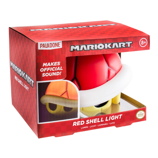 Super Mario Red Shell Light with Sound - Officially Licensed Nintendo Merchandise, Gaming Home Décor, Game Room Light | Paladone