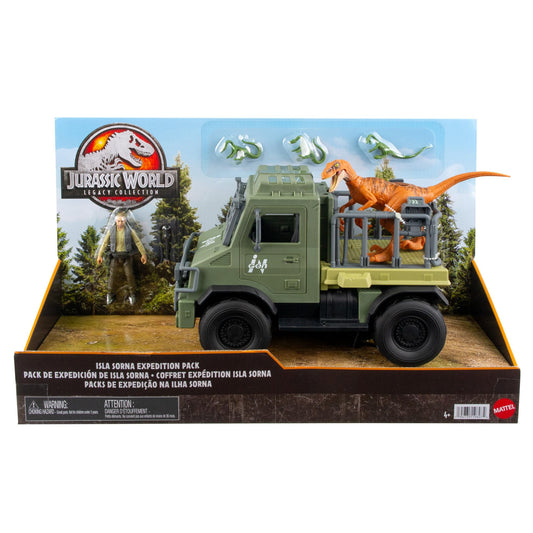 Jurassic World Legacy Collection Dinosaur Expedition Pack Toy for Ages 4 and Up