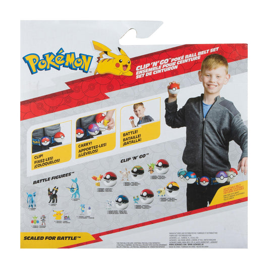 Pokémon Set-2-Inch Bulbasaur Battle Figure with Clip ‘N’ Go with Nest Ball and Pokéball Accessories