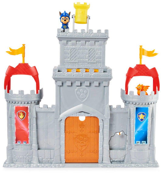 Paw Patrol, Rescue Knights Castle HQ Transforming 11-Piece Playset with Chase and Mini Dragon Draco Action Figures, Kids’ Toys for Ages 3 and up