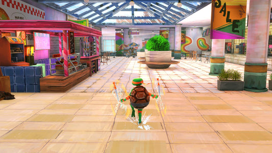 Teenage Mutant Ninja Turtles: Mutants Unleashed Switch game cover featuring the four turtle characters in action.