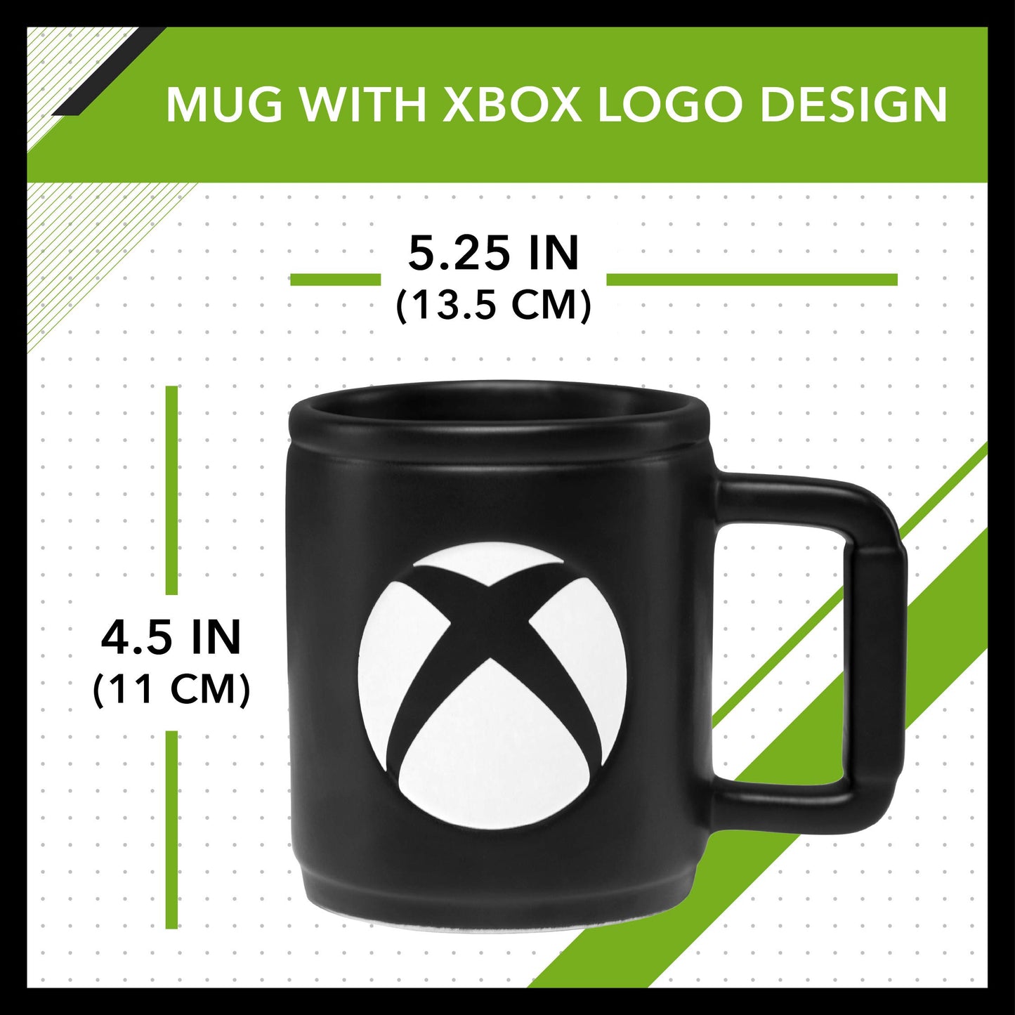 Paladone Xbox Paladone ceramic coffee mug with Xbox 360 branding, official licensed gaming drinkware and collector's item.